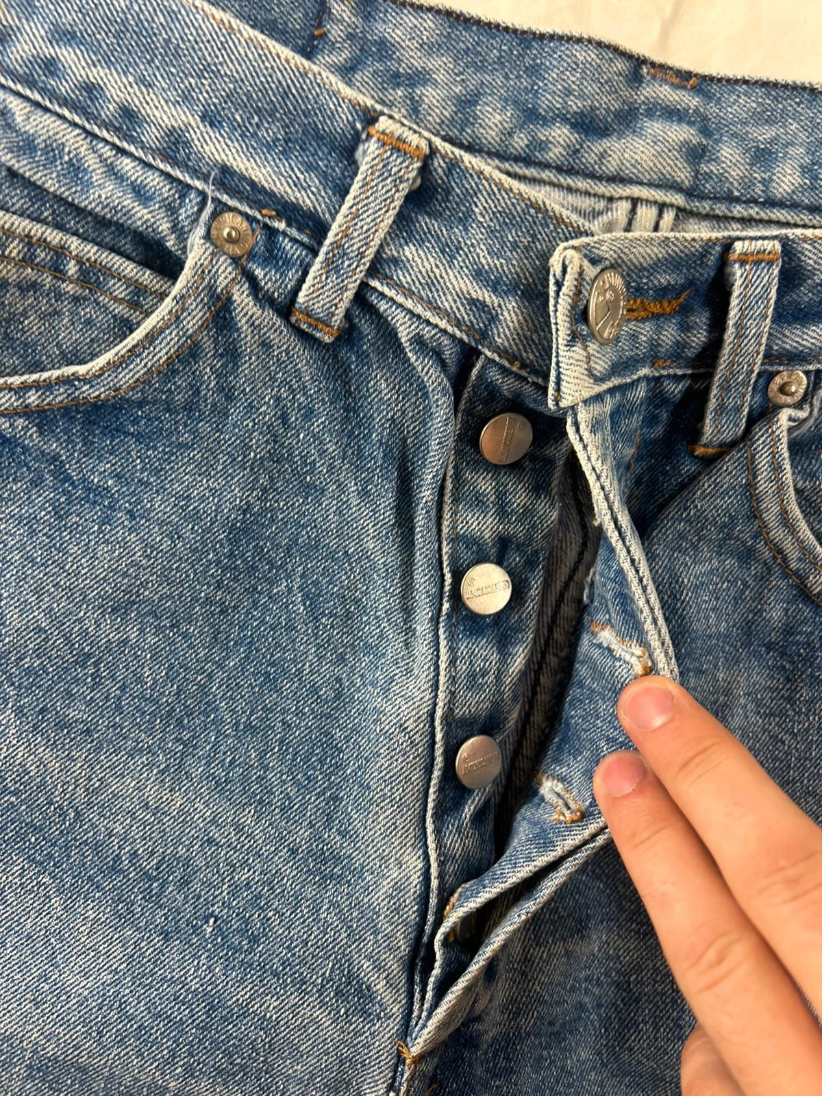 Light blue americanino vintage straight jeans size 31 – photo 8